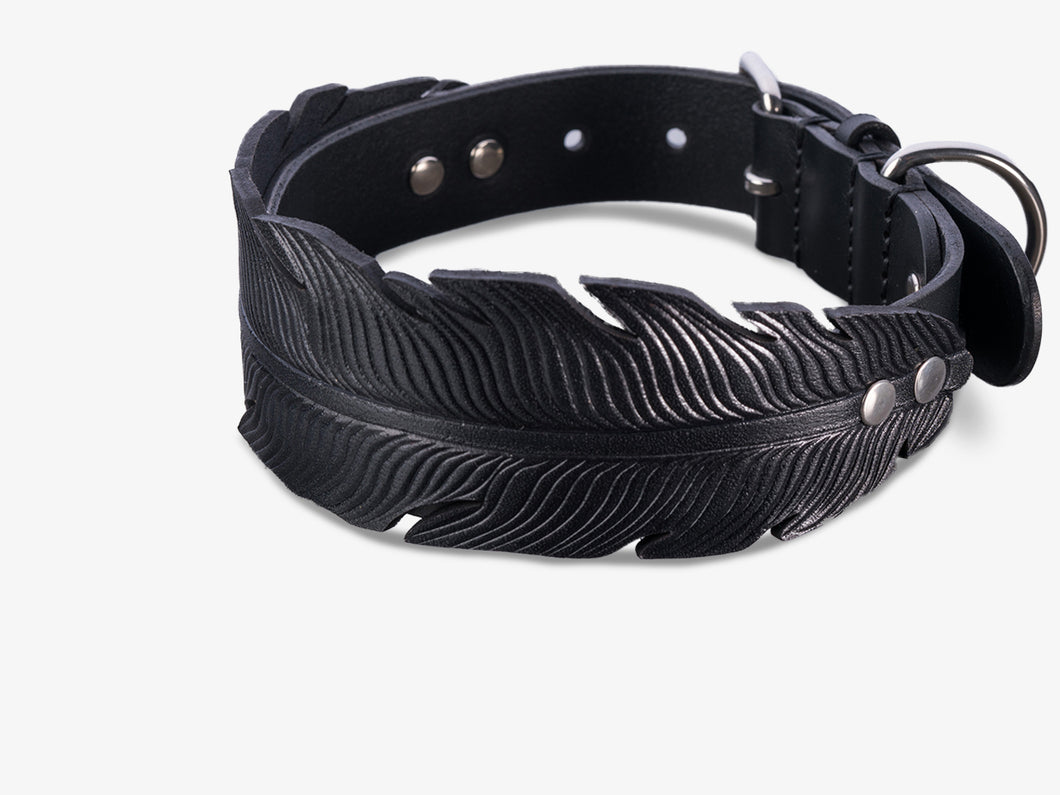 Black Feather Collar