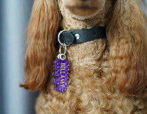 Lavender ID Tag