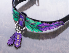 Cargue la imagen en el visor de la galería, Conjunto de collar de lavanda
