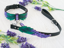 Cargue la imagen en el visor de la galería, Conjunto de collar de lavanda
