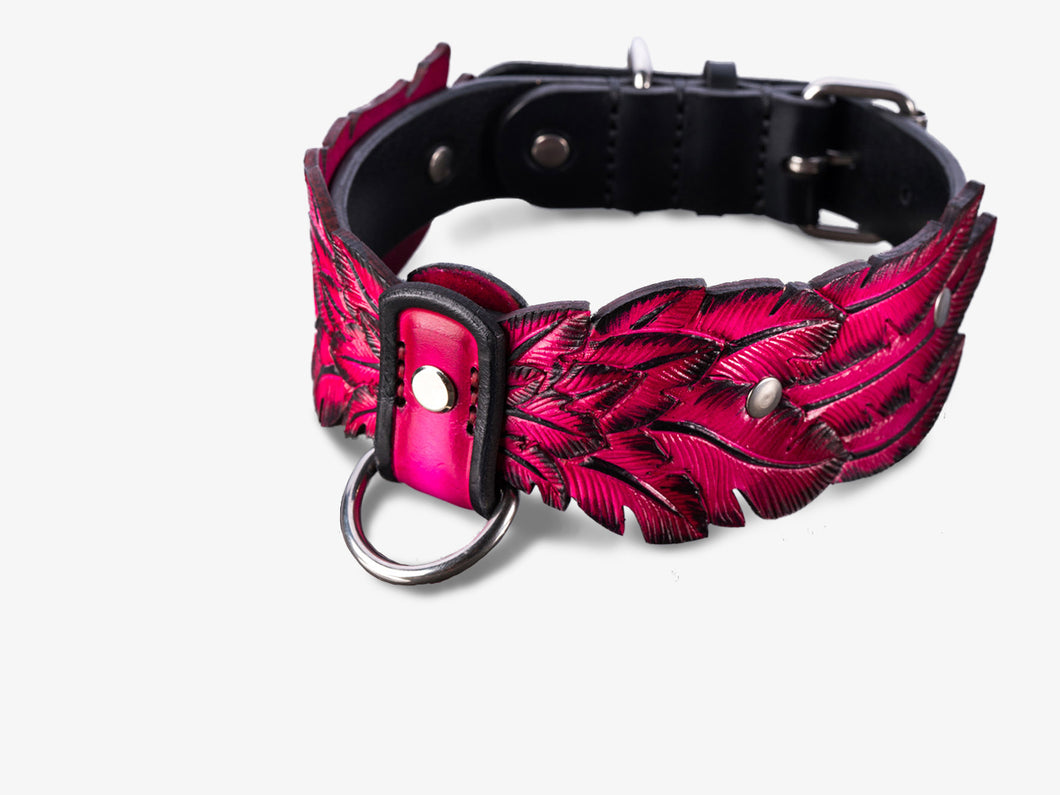 Ruby Feather Collar