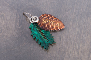 Pine Cone ID Tag