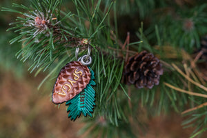 Pine Cone ID Tag