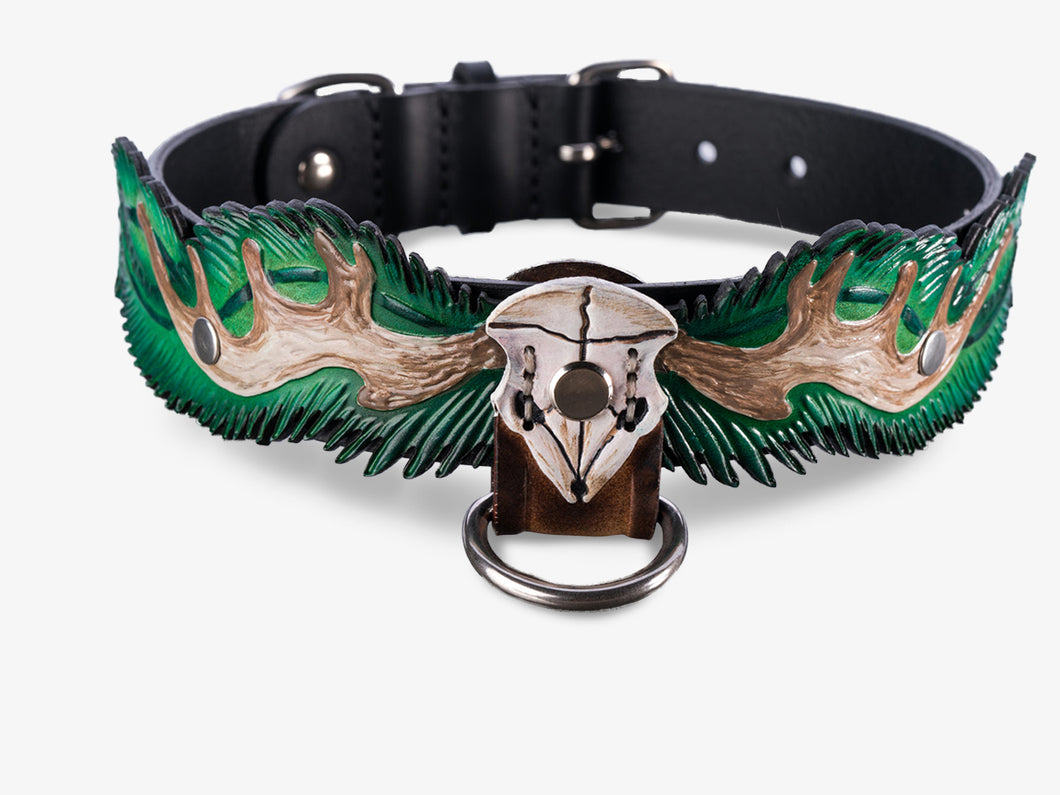 Deer Skull Collar