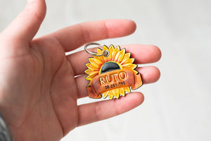 Sunflower ID Tag